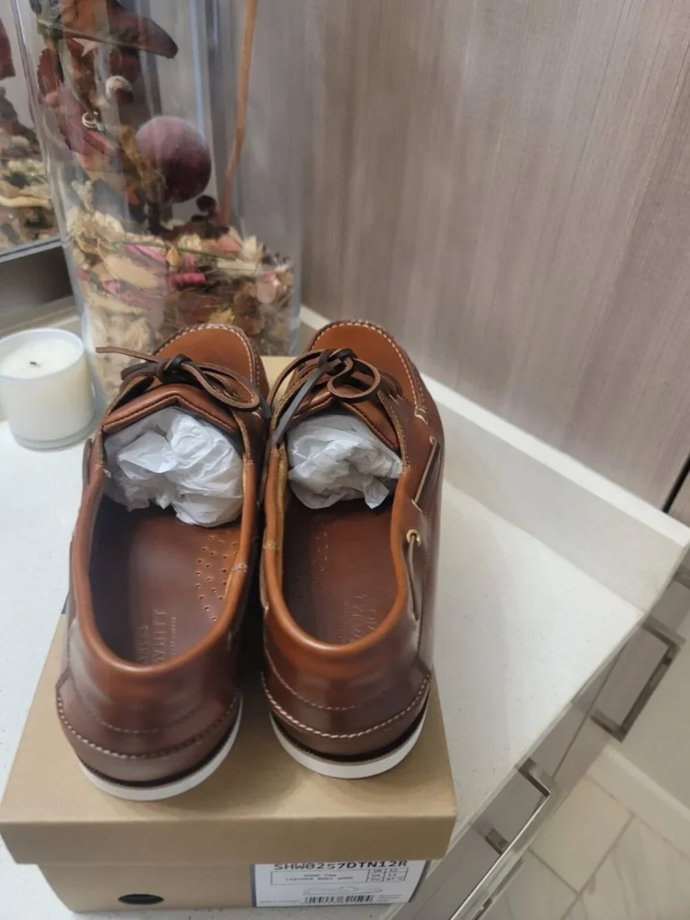 Charles Tyrwhitt Boat Deck Shoes Leather Loafers Mens Size  display picture 2